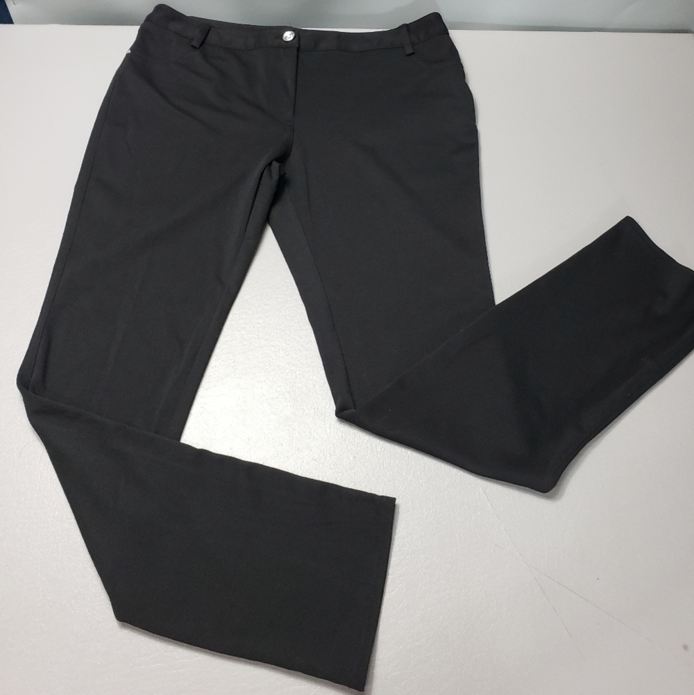 Tracy Evans limited solid black dress pants juniors size 11